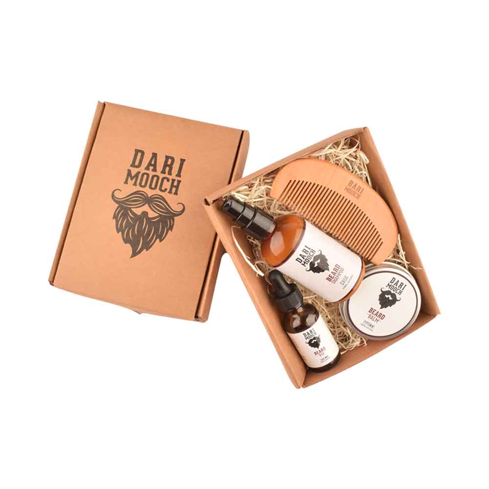 Dari Mooch White Starter Beard Grooming Kit